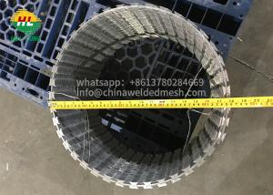 Wholesale BTO-22 Type Concertina Barbed Wire Knife Shaped Stab Anti Blocking from china suppliers