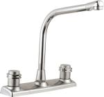 Centerset 2 Handle Standard Kitchen Faucet 360 Degree Swivel