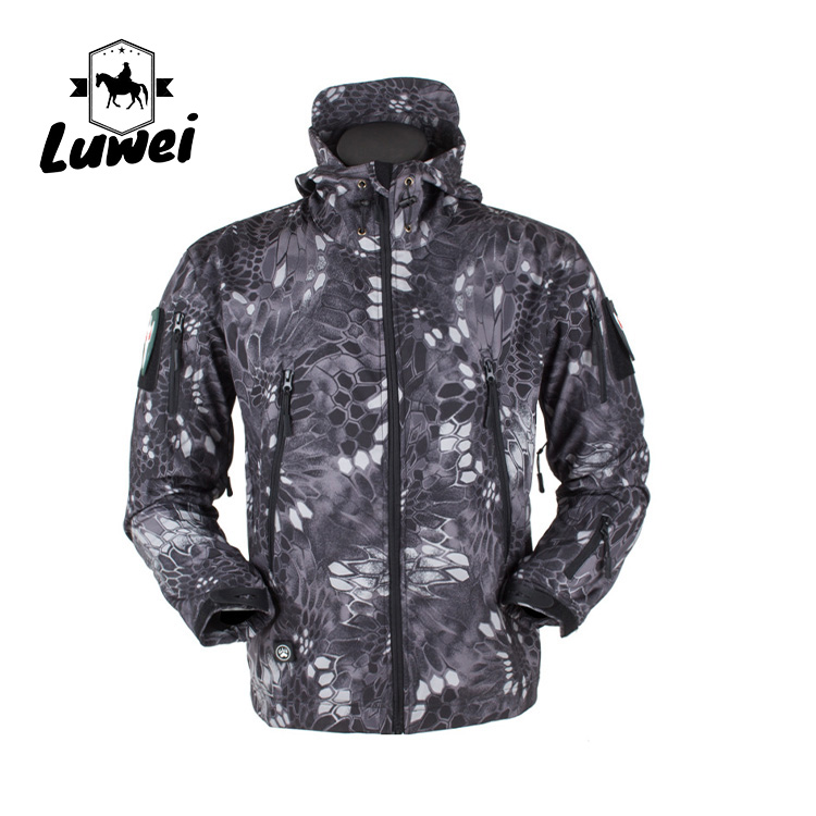 Custom Logo Winter Hooded Zip Up Male Poly Warm Utility Chaqueta Giacca a Vento Plain Long Overcoat Coats for Men