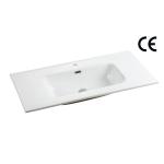 Ceramic Large Bathroom Rectangular Vessel Sink Vanities 1000mm