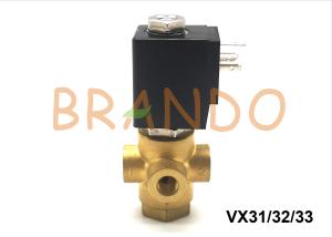 Wholesale 24V DC VX31 / VX32 / VX33 Direct Operated 3 Port Pneumatic Solenoid Valve For Air / Water from china suppliers