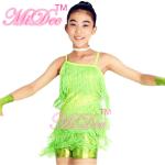 Spandex Blue Red Grape Latin Dance Recital Costumes With Fingerless Gloves