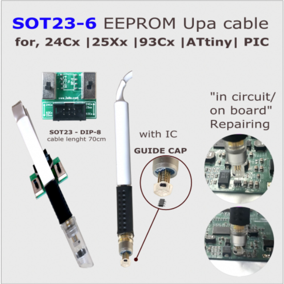 SOT23-6 POGO PIN ADAPTER spring load with guide cap for in-circuit ECU mileage programmer connect cable