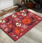 Halloween Day Special Door Floor Carpet Rug Crystal Velvet Rectangle Household
