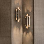 Nordic Luxury wall lamp Post-modern minimalist Living room Hotel golden wall