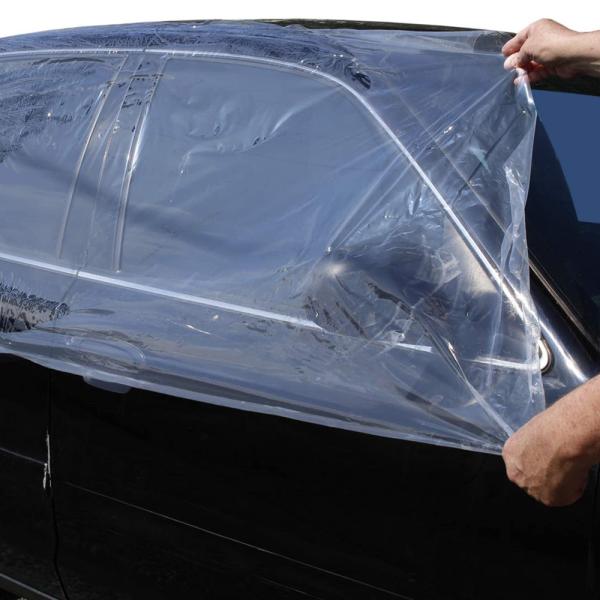 Printing 36" X 100' 4 Mil Auto Body Weather Barrier Film PE Self Adhesive