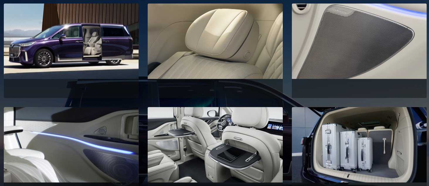 Voyah Dreamer Large Luxury Chinese Electric MPV 7 Seater Engine 1.5T