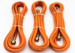 1/4" Inch Flexible Propane Gas Hose , flexible gas hose Orange Color