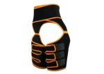 Orange Single Belt Stomach And Thigh Trimmer Sweat Belt For Stomach And Thighs