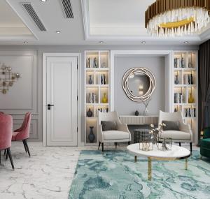 Wholesale Contemporary Style Side Opening Luxury Custom Interior Doors with Frames Wood in White from china suppliers