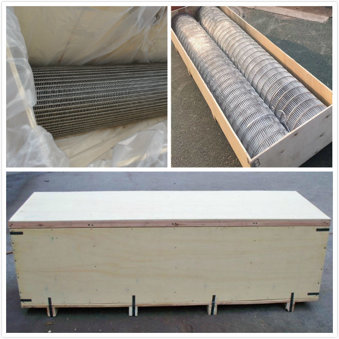 Super 304 Stainless Steel Herringbone Mesh Belt For Snake Food Process