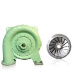 Vertical Water Turbine Generator Brushless 450-1000 RPM Air Cooled 220V-690V 50