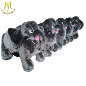 Wholesale Hansel amusement park electronic plush riding stuffed elephant for children from china suppliers