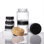 Custom Design Personal Care Frosted Skincare Cream Glass Jar Bottle Manufacturer