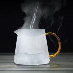 500ml/800ml/1000ml Glass Tea Pots-Classic Design Heat Resistant Handle-Durable