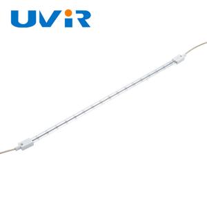 Wholesale Transparent IR Halogen Lamps , 5000h Cylindrical Infrared Heating Tube from china suppliers