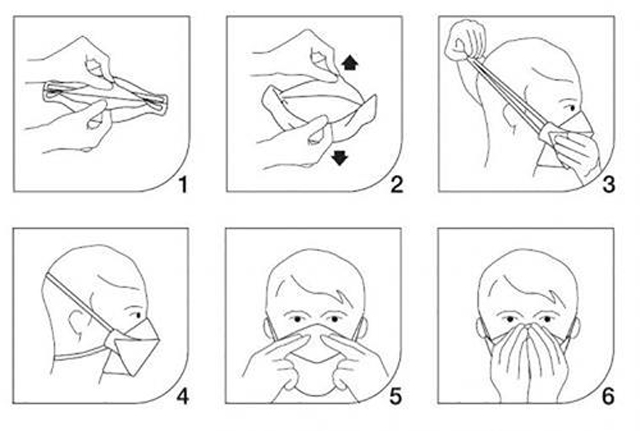 Antibacterial Face Mask Non Woven Fabric Anti Virus Civil Using N95 KN9