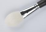 Elite White Slight Tapered Blush Organic Makeup Brushes / Cosmetic Brush Set