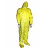 Buy cheap Microporous Disposable Protective Coverall Safety Protective Clothing Type 5 / 6 from wholesalers