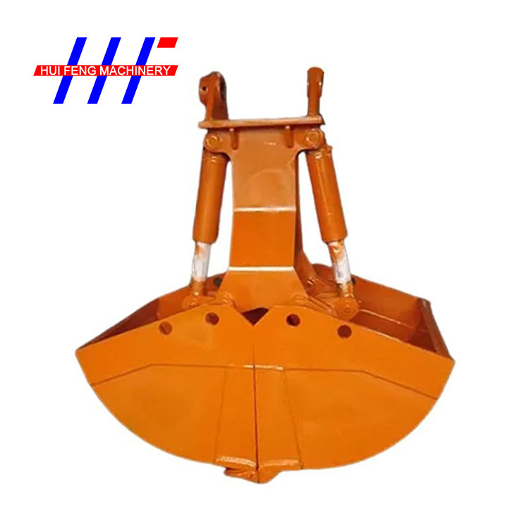 70 Ton Mud Clam Bucket For Excavator Excavator Clam Bucket Telescopic Boom
