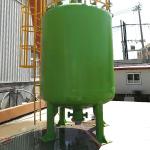 2500mm Water Reservoir FRP Storage Tank Green High Strength Vertical