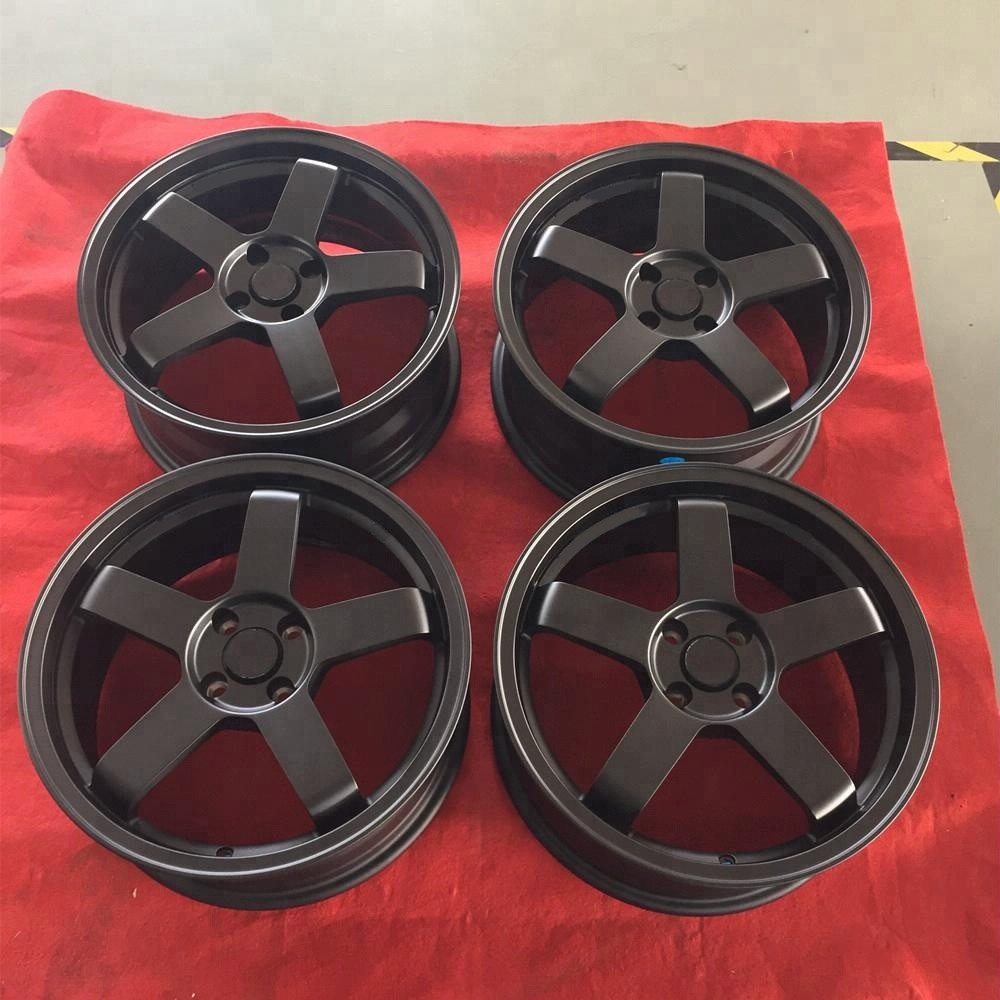 Forged 18 inch 4 hole 4x100 aluminium alloy wheel rims for honda