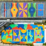 Quick Installation Sustainable Prefabricated Acrylic Surface Basketball Court