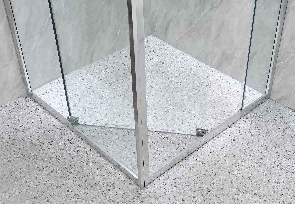 900x900 Shower Enclosure 6/8mm Tempered Glass And Alum Frame With Chromed For Stylish