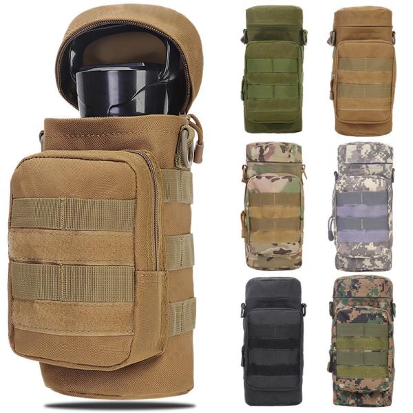 Multifunctional Large Molle Tactical Bag With Water Bottle Bag On Waist 095