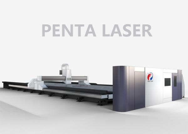 Plasma Large Format Fiber Laser Cutting Machine Big Working Table For Metal