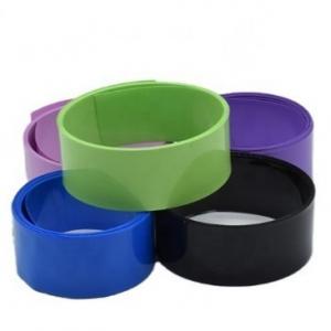 China PVC 0.2mm Heat Shrink Wrap Roll Purple Plastic For Battery on sale