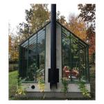 Insulated Outdoor Glass Sunroom Houses With Customized Roof And Chinese Top