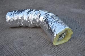 Wholesale Foil Faced Glass Wool Insulation Blanket 25mm Thickness For Flexible Air Duct from china suppliers