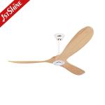 60 Inch DC 3 Blade Wood Blade Ceiling Fan 5 Speed Remote Control 110-220V/50