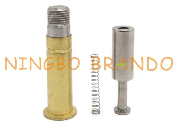 9mm OD Flange Seat Brass Guide Tube Armature Assembly For Humidifier Solenoid