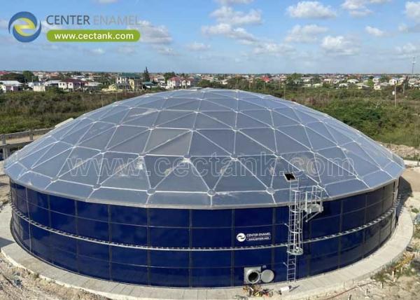 Center Enamel can Provide Aluminum Dome Roofs for Palestine Crude Oil Storage