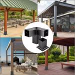 3-Way Connect Heavy Duty Pergola Wood Stand Kit for Strengthened and Waterproof
