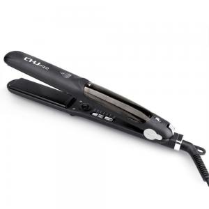 China Professional Steam Hair Straightening Tools Ceramic Hair Iron Portable Customized Color on sale