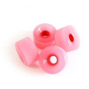 China Pink Skateboard Polyurethane Wheels on sale