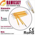 7 Years Experience CE ROHS Certificate 2W Dimmable Filament Light Manufacturer