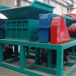 Building Material Shops Double Shaft Shredder Waste Metal Plastic Recycling