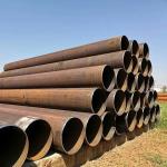 Factory Directly Sale ERW Iron Pipe 6 Meter Welded Steel Pipe Round Black Carbon