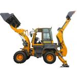 Hydraulic Pilot Joystick Backhoe Loader With 0.2M3 Excavating Bucket