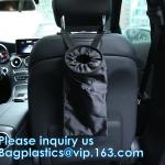 Car Trash Hanging Bag, Storage Pockets Leak-Proof Organizer Collapsible Portable
