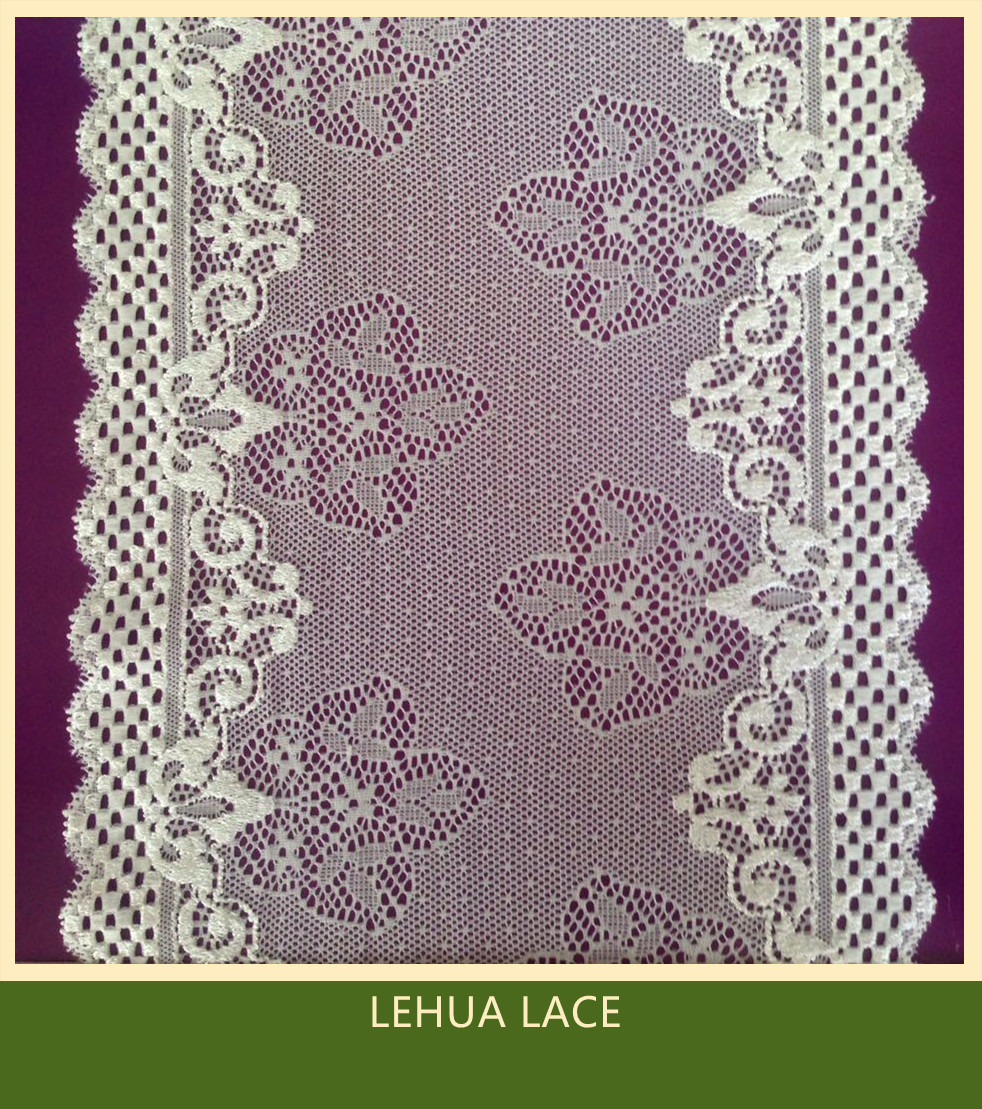 Hot Selling and nice quality Nylon Spandex Stretchy Brazil Lace from China
