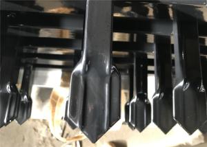 Wholesale black garrison garden fence panels security spear top tubular steel fencing from china suppliers