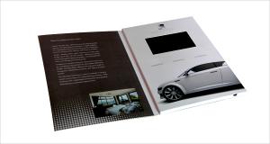 China Advertising video brochure card for greeting , lcd video mailer for fair display on sale