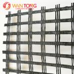 12.7*12.7mm 25.4*25.4mm Mesh Size Bitumen Coated Fiberglass Geogrid for Asphalt