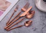 Rose Gold Stainless Steel Matte Cutlery/Hotel Tableware/Dinnerware/Flatware Set