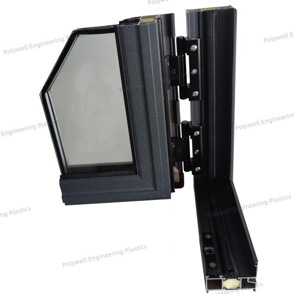 Fireproof Broken Bridge Aluminum Window Double Glazing Thermal Break with